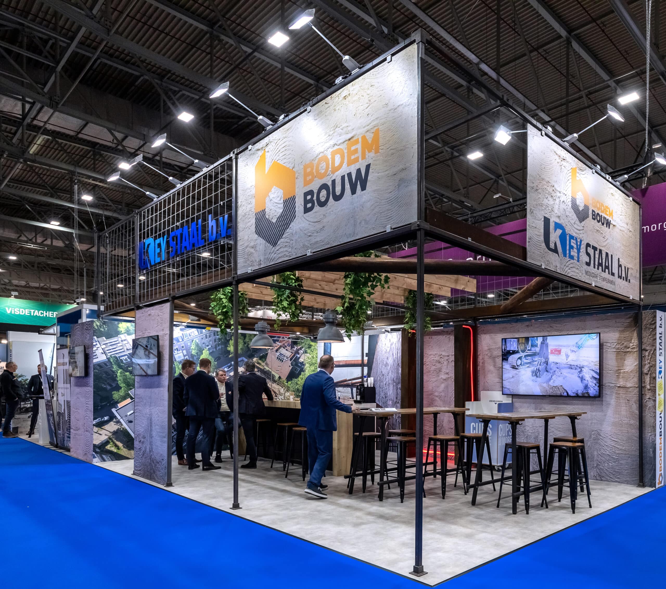 Bodembouw-keystaal-stand-infratech-beursstand-booth-cialona