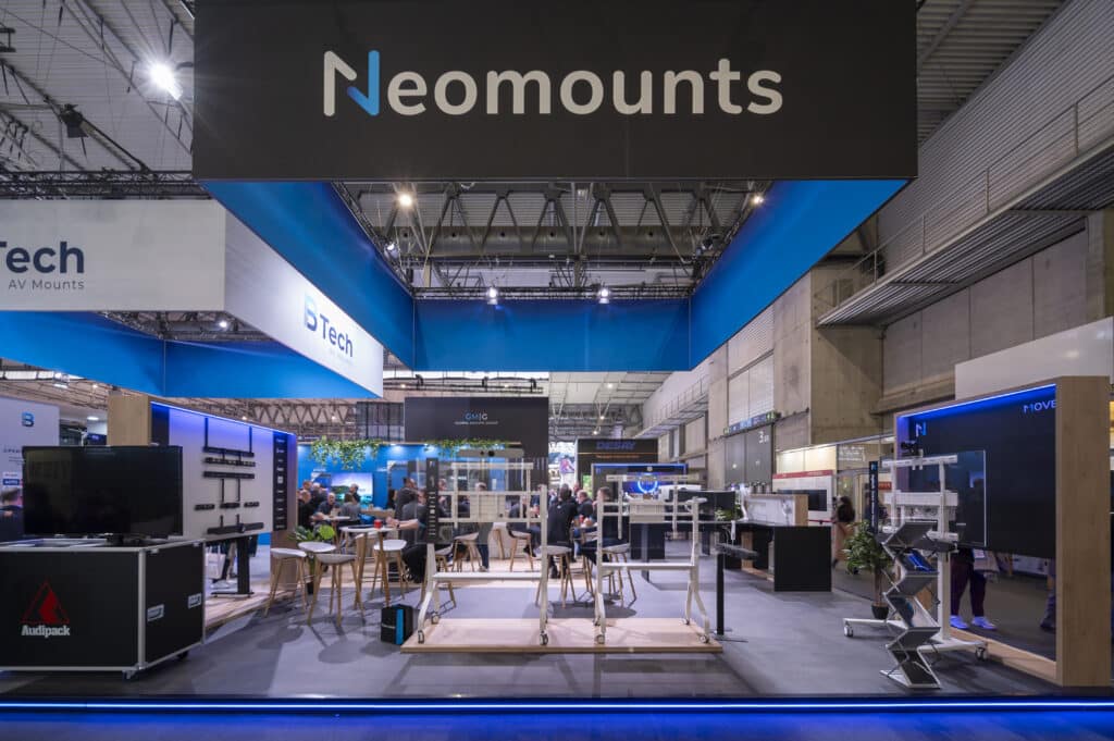 neomounts-btech-ise-fira-barcelona-integratedsystemseurope-stand-beursstand-exhibition