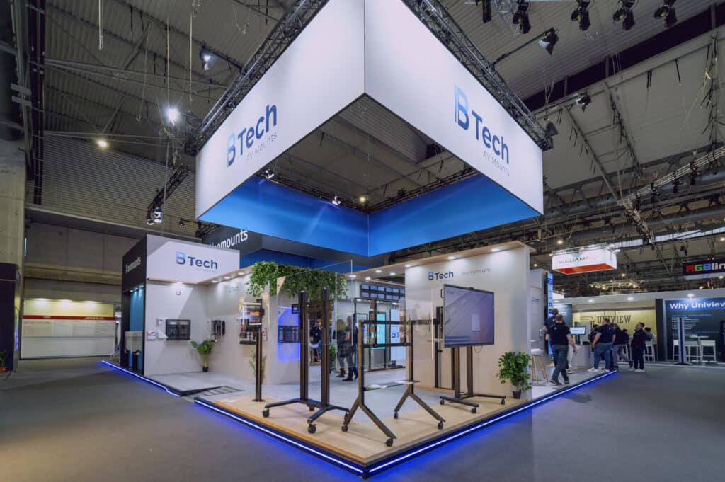 neomounts-btech-ise-fira-barcelona-integratedsystemseurope-stand-beursstand-exhibition