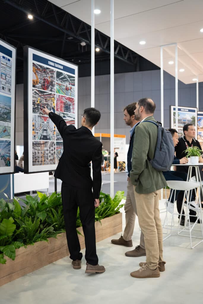 Interaction on stand Fuwa Intermodal 2025