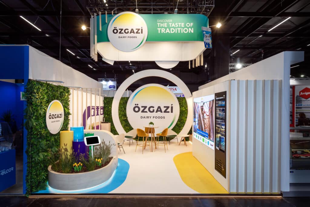 Ozgazi op de Anuga beurs in Keulen. Fullservice standbouw door Cialona